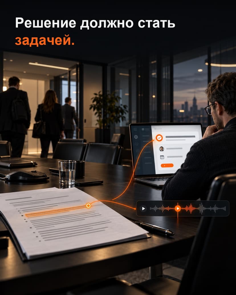 Поручения после совещаний: как превратить протокол в управляемую работу
