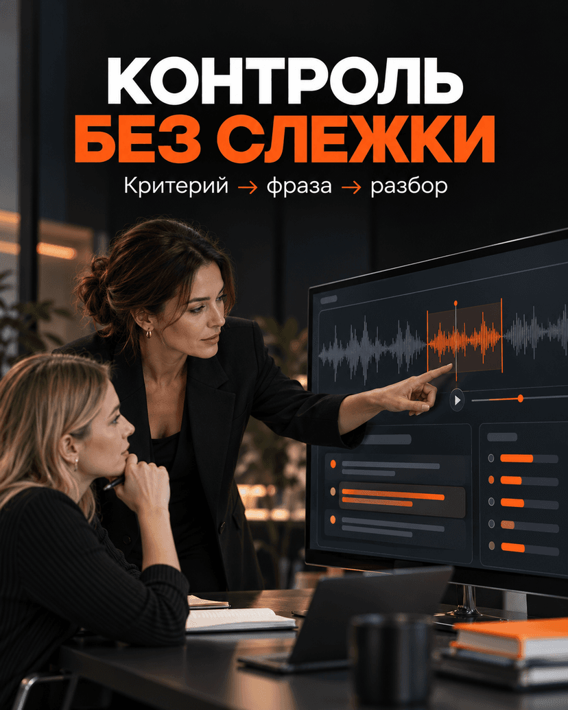 Контроль звонков без слежки: как превратить оценку в обучение